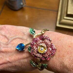 Betsy Johnson Rose bracelet